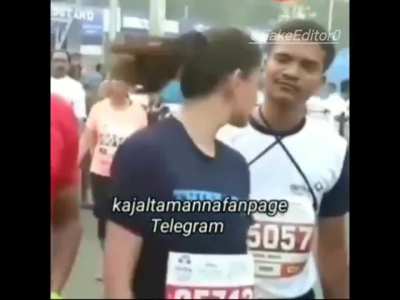 Kajal gets the hardest spank of her life from a fan