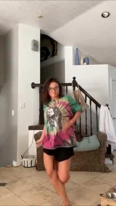 Threw it back a little