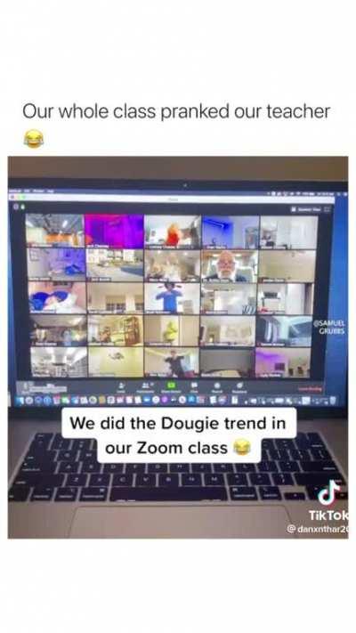 The class did the Dougie Trend and looked so clean with it 😎