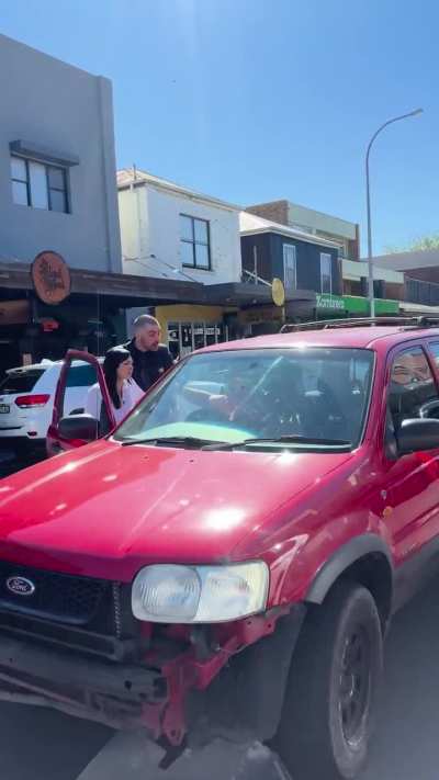 Road rage in Hamilton