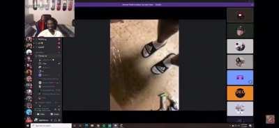 Nigga was clappin his shit 😂