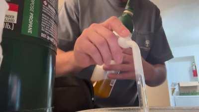 Doing rails with the lady!