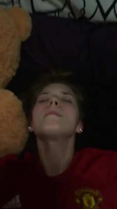 ManU lost to city, so she had to fuck him as a forfeit