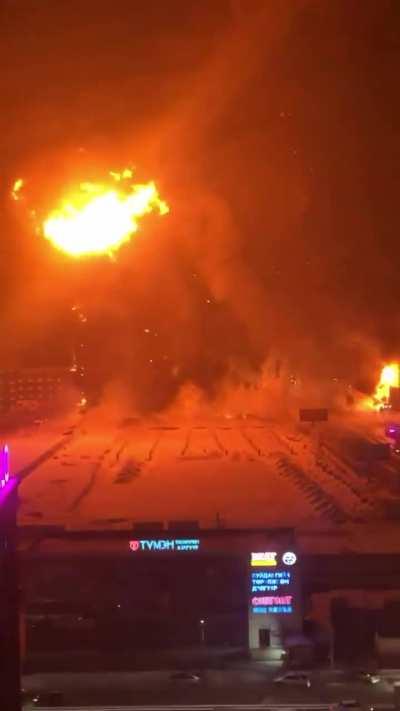 Huge gas explosion in Mongolia, 01/24/2024