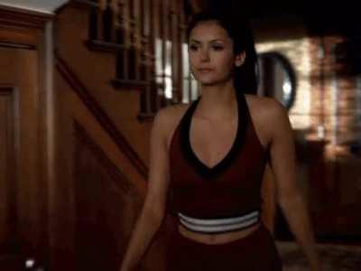 Nina Dobrev is so adorable as a cheerleader