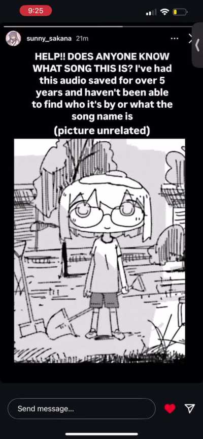 Random song that this artist can't find