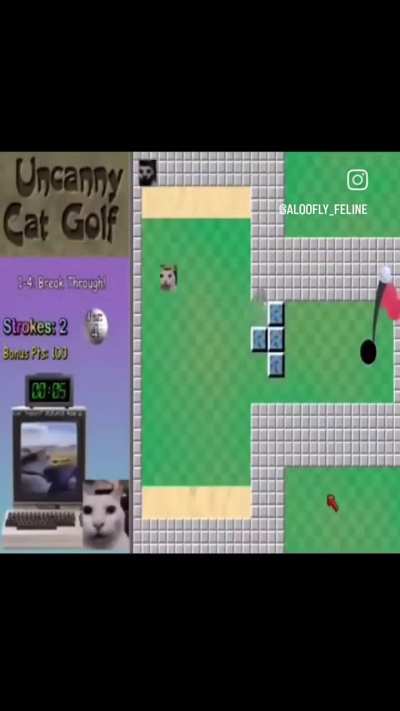 Cat golf let's play