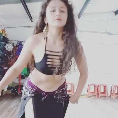 I love to watch my mom dancing like this