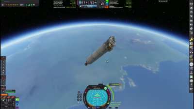 Yay my kOS script worked (sort of)