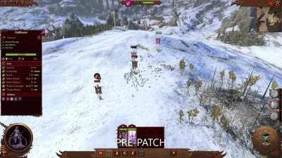 The difference in Chariot's impact damage before the 1.1 patch vs after the 1.1 patch. Night and day difference!