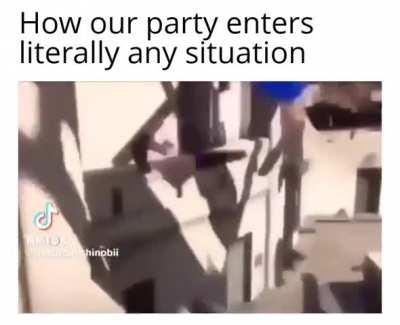 It's called a door Gary, use it