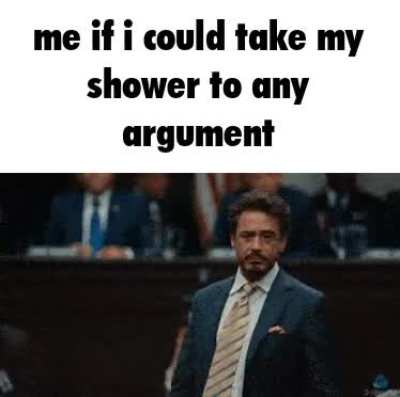 i'm convinced the shower water is enchanted