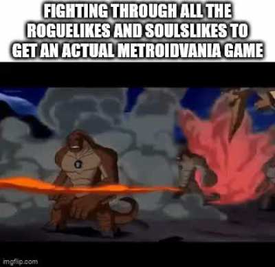 deadcells is not a metroidvania nor is your random 2D soulslike game