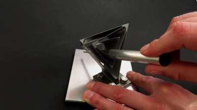 It always points to the center