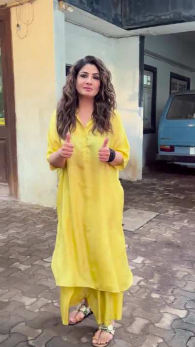 Raveena's new look going viral