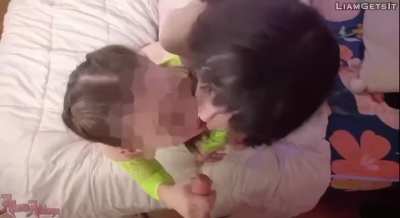 Going home with  the hottest couple I met at a swingers party