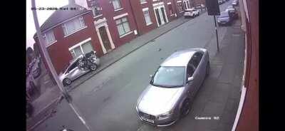 Drug driver smash in Lancashire, UK