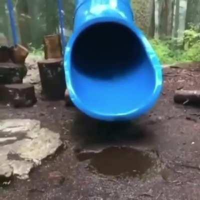 He got some good spin coming out