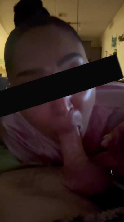 Nutting down her throat 