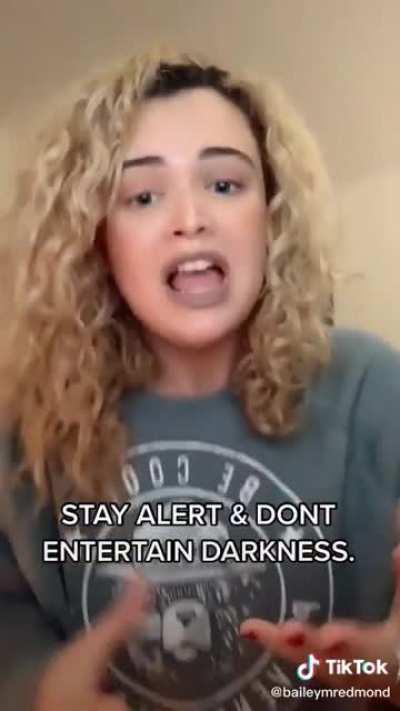 Horror movies being scary is because demons