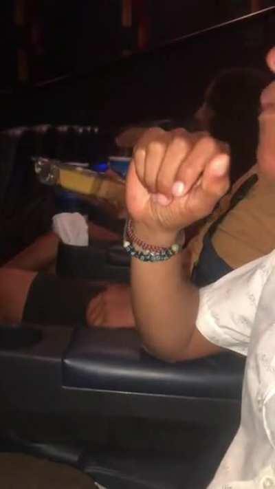 Sharing nachos with your friend