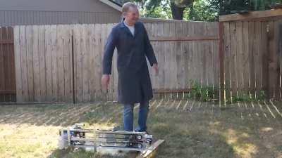 Homemade Knife-Throwing Machine