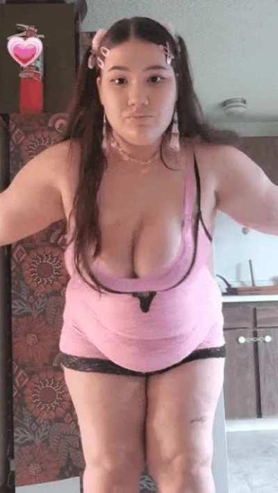 Which gets groped first? Belly, boobies, or hips?