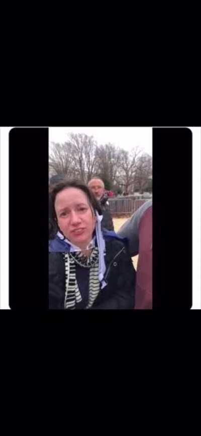 Elizabeth from Knoxville Tennessee upset that she couldn’t go in the Capital for the revolution