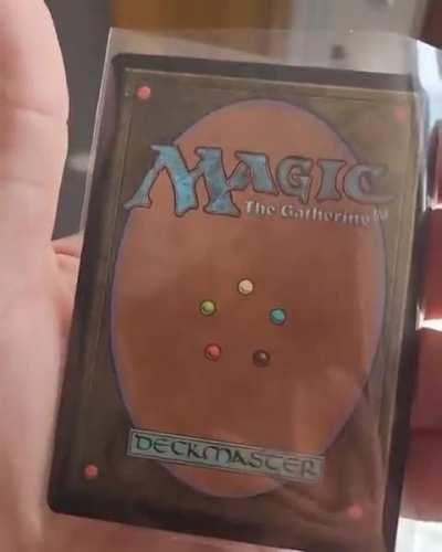 The guy who pulled “The One Ring” Magic card worth $2,600,000 took this video before sending it in for grading…