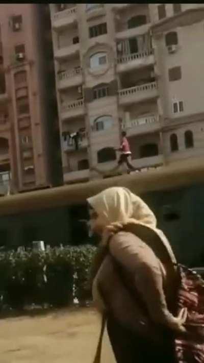 Real life subway surfer