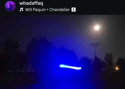 The light was a paid actor.