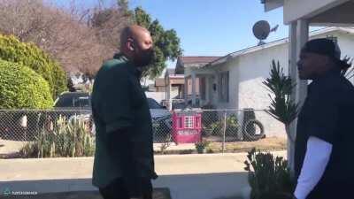 Gta 6 is looking super realistic. Franklin & Lamar still at odds though.