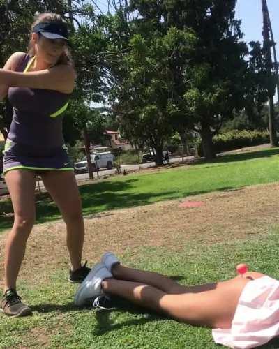 Using your friend's asshole as a tee is not advised