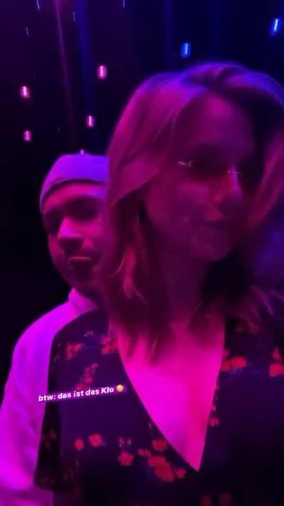 Kelly in Mickey's Restaurant