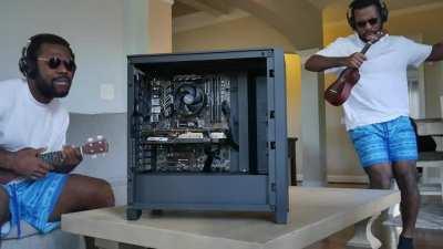 When you build your pc and it boots on the first try