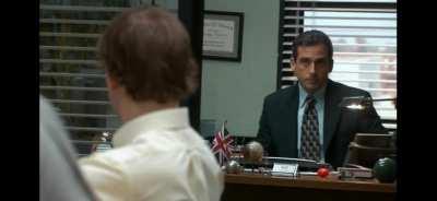 This is my favorite scene in the series, Jim and Michael looking at each other at the end of the episode after their arguments with their crushes[Season 2 Episode 7]