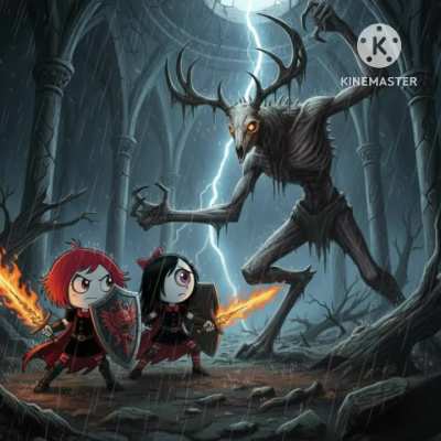 Ruby Gloom & Iris Cyclops AI Cover of Moonlight originally by Evilwave & Bloodset