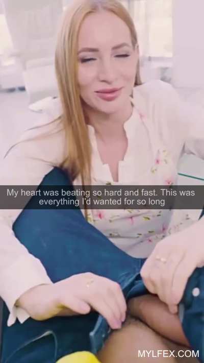 My son came down my throat three times, but I still wanted more