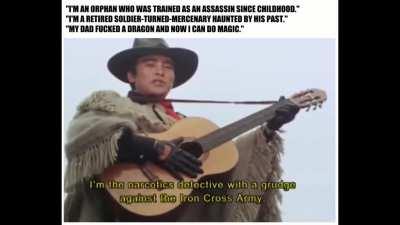 Not all backstories have to be serious...or make sense.