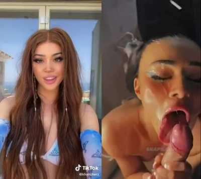 From Tiktok to sucking cock 😱