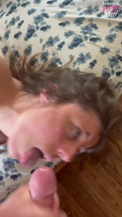 saying dirty things while taking a big cock