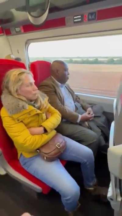 Tourists in the UK found their seats snagged by some selfish individuals, both men and women.