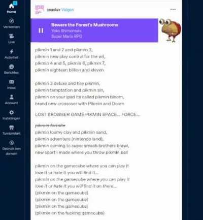 Dubbed that Pikmin Beware the Forest's Mushrooms Cover