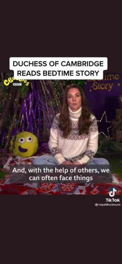 The Duchess of Cambridge on cbeebies!