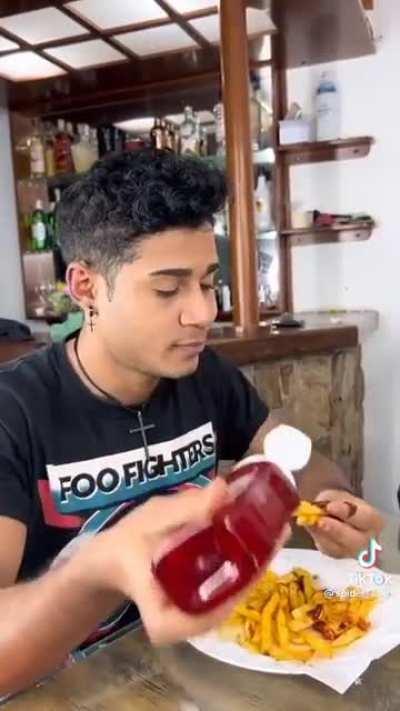 Who needs tissues when you have a perfectly good shirt.