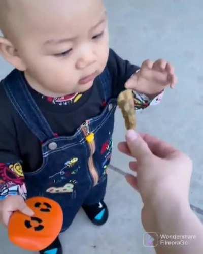 to feed the toddler