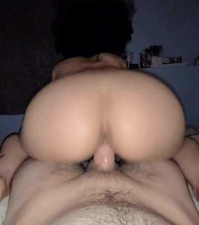 Bouncing that giant ass