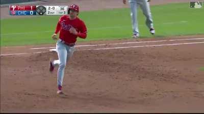 [Highlight] Brad Miller homers opposite field to make ot 2-0 Phillies