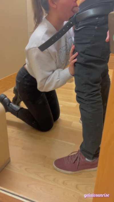 In public changing room