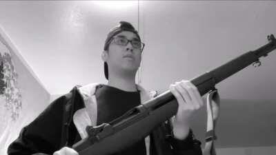 How it feels to pick up a Garand for the first time